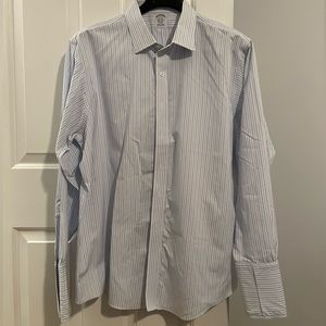 Men’s Brooks Brothers dress shirt. Size 18 36.  Gently worn. No flaws.
